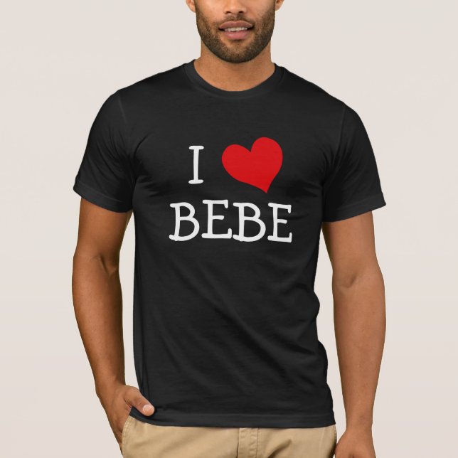 T-shirt J'aime Bebe (Devant)