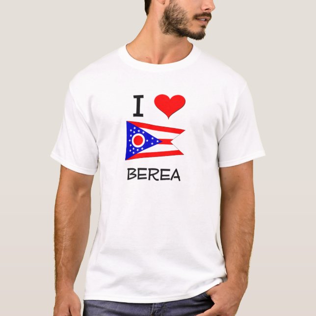 T-shirt J'aime Berea Ohio (Devant)