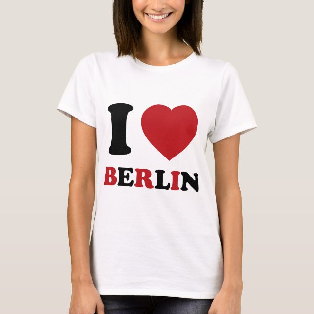 T-shirt J'aime Berlin (Devant)