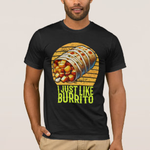 T-shirt j'aime bien burrito
