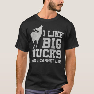 T-shirt J'aime Big Bucks et je ne peux pas mentir