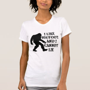 T-shirt J'aime Bigfoot et je ne peux pas mentir