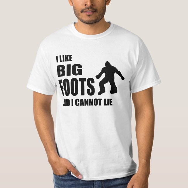 T-shirt J'aime Bigfoots et je ne peux pas me trouver (Devant)