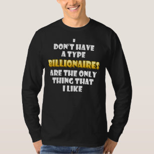 T-shirt J'Aime Billionaires Vidéo Virale Billionaire Simp