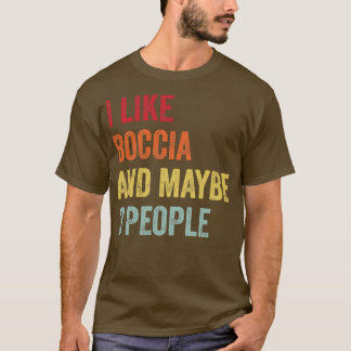 T-shirt J'Aime Boccia Peut-Être 3 Personnes