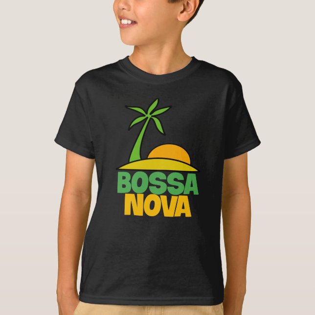 T-shirt J'aime Bossa Nova cadeau pour les amateurs de musi (Devant)