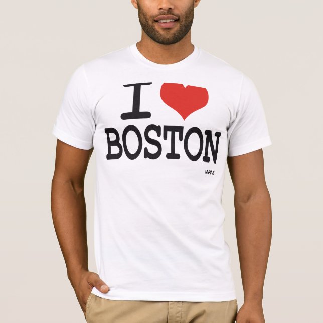 T-shirt J'aime Boston (Devant)