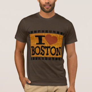 T-shirt J'aime Boston - Boston vintage