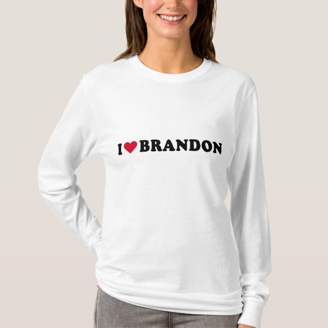 T-SHIRT J'AIME BRANDON (Devant)