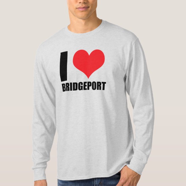 T-shirt J'aime Bridgeport (Devant)