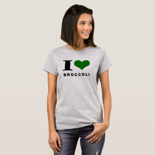 T-shirt J'aime brocoli, amoureux du brocoli