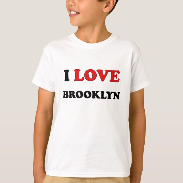 T-shirt J'aime Brooklyn (Devant)