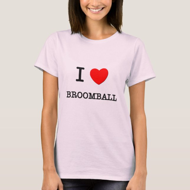 T-shirt J'aime Broomball (Devant)