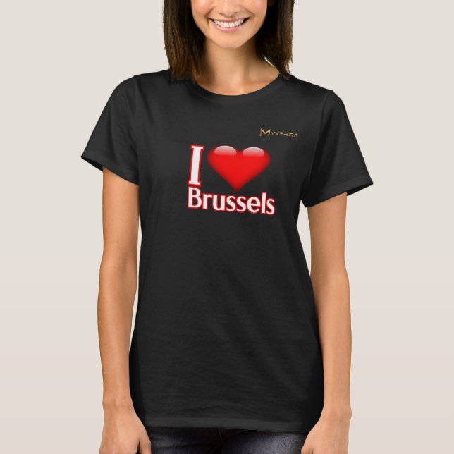 T-shirt J'aime Bruxelles (Devant)