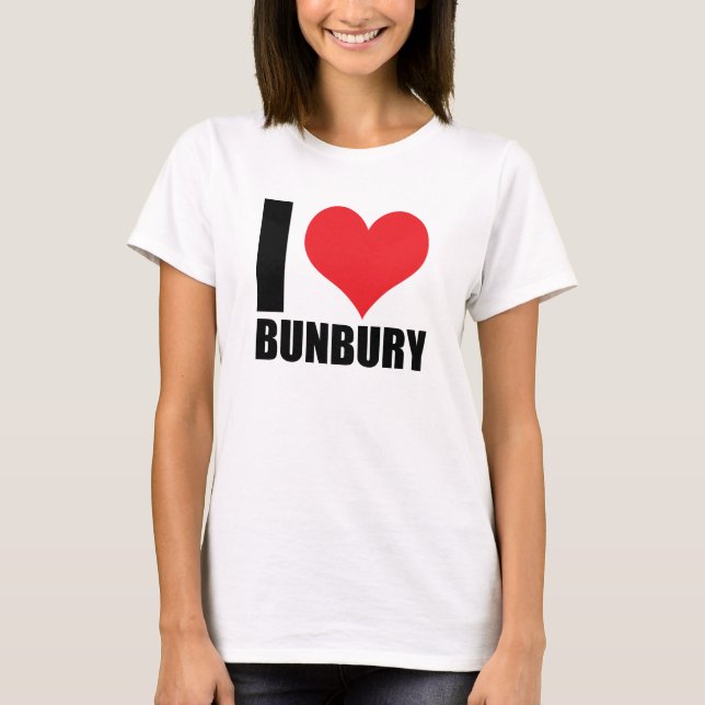 T-shirt J'aime Bunbury (Devant)