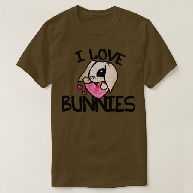 T-shirt J'aime Bunnies (Design devant)