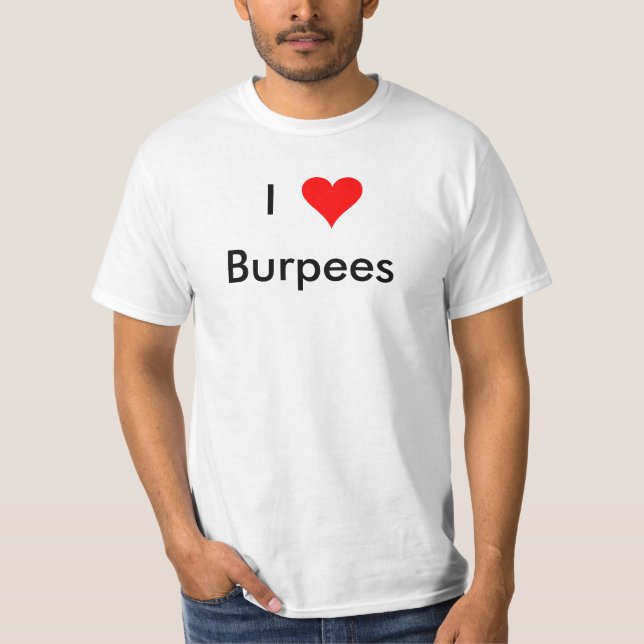 T-shirt J'aime Burpees (Devant)