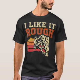 T-shirt J'aime ça, l'escalade rétro brutale
