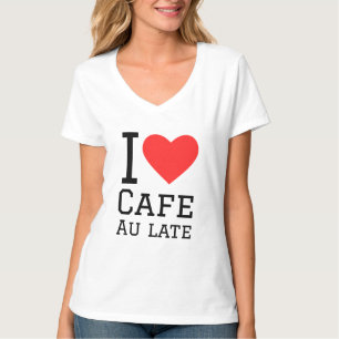 T-shirt J'aime cafe au late