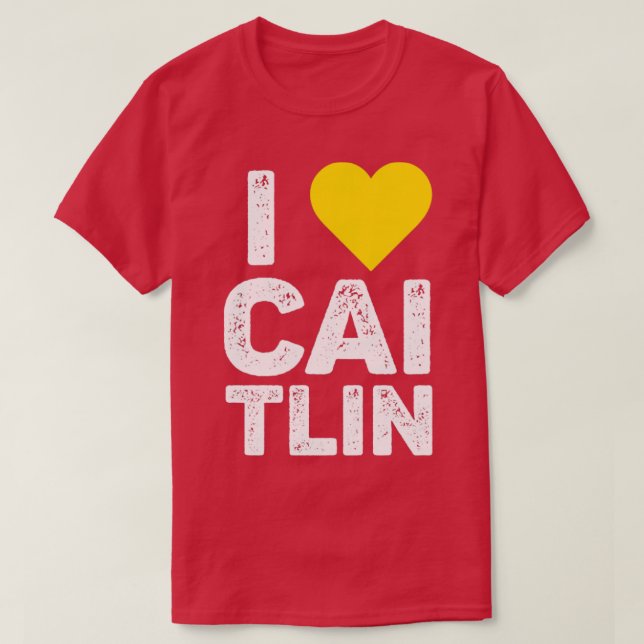 T-shirt J'aime Caitlin Caitlin Clark2 (Design devant)