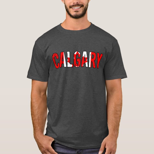 T-shirt J'aime Calgary (Devant)
