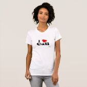 T-shirt J'aime Cali (Devant entier)