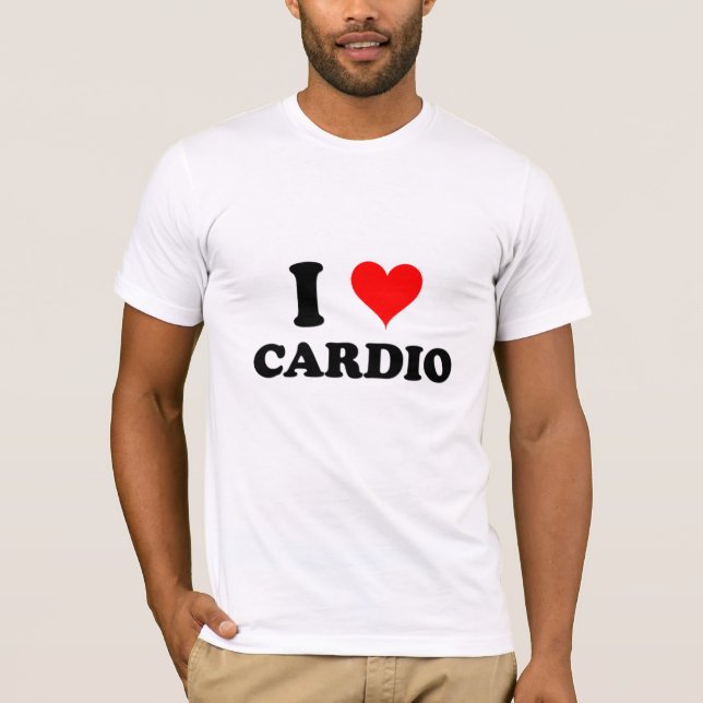 T-shirt J'aime cardio- (Devant)
