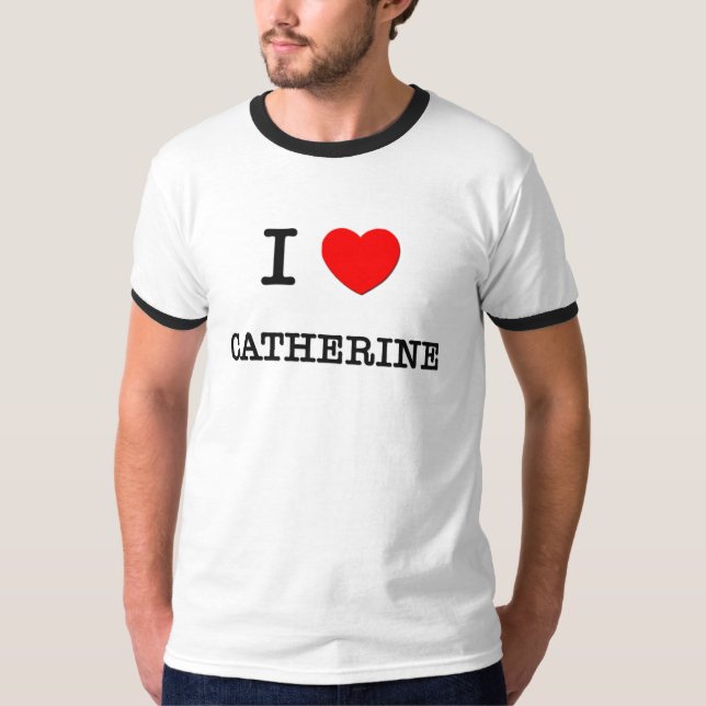 T-shirt J'aime Catherine (Devant)