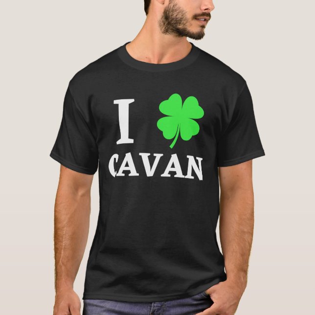 T-SHIRT J'AIME CAVAN (Devant)