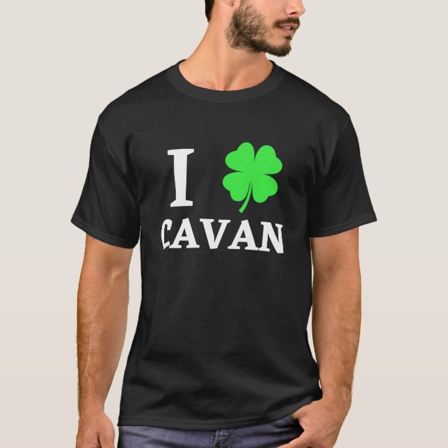 T-SHIRT J'AIME CAVAN (Devant)