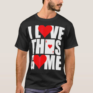 T-shirt J'Aime Ce Jeu Poker