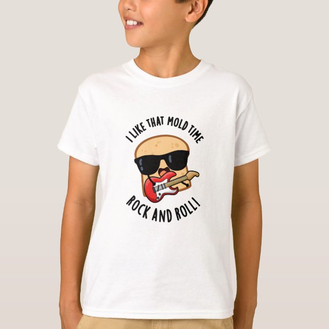 T-shirt J'Aime Ce Mold Time Rock Et Roll Funky Pu Pain (Devant)