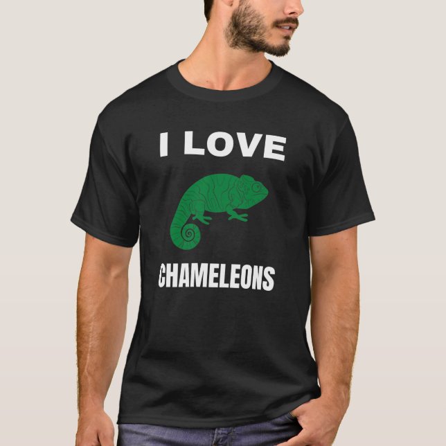 T-shirt J'aime Chameleons (Devant)