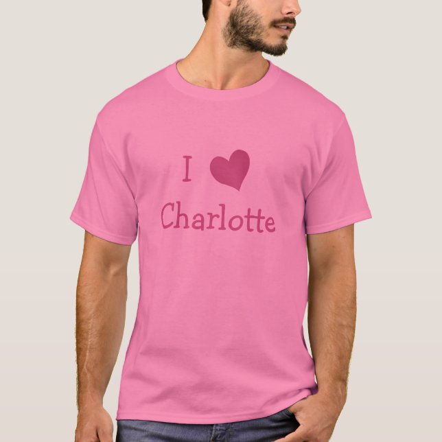 T-shirt J'aime Charlotte (Devant)