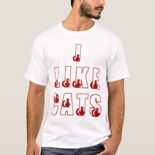 T-shirt J'Aime Chemise Chats