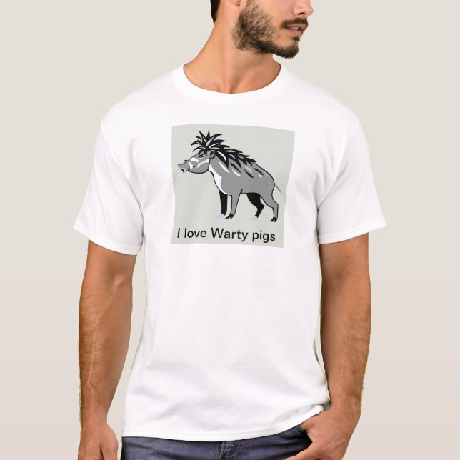 T-shirt J'aime CHEVALIERS CHAUDS - Faune - Nature - Facon (Devant)