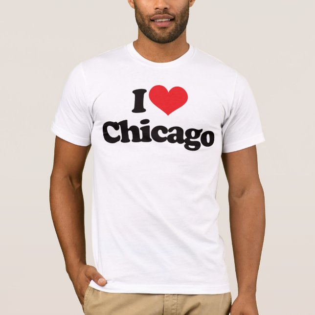 T-shirt J'aime Chicago (Devant)