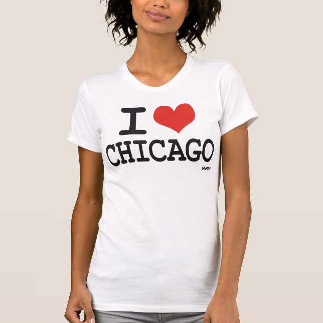 T-shirt J'aime Chicago (Devant)