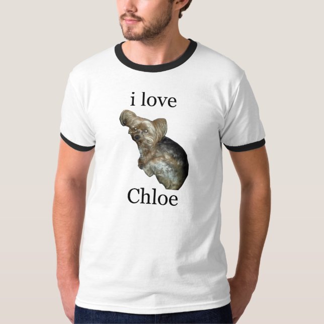 T-shirt j'aime Chloe (Devant)