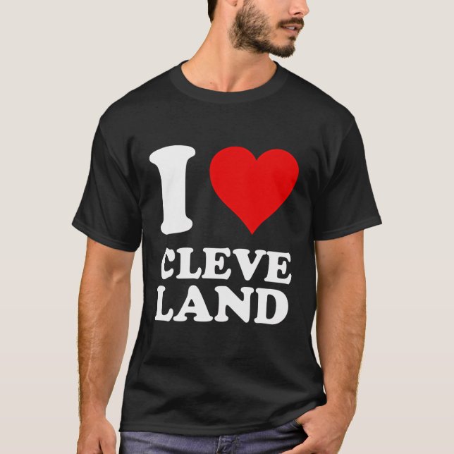 T-shirt J'Aime Cleveland (Devant)