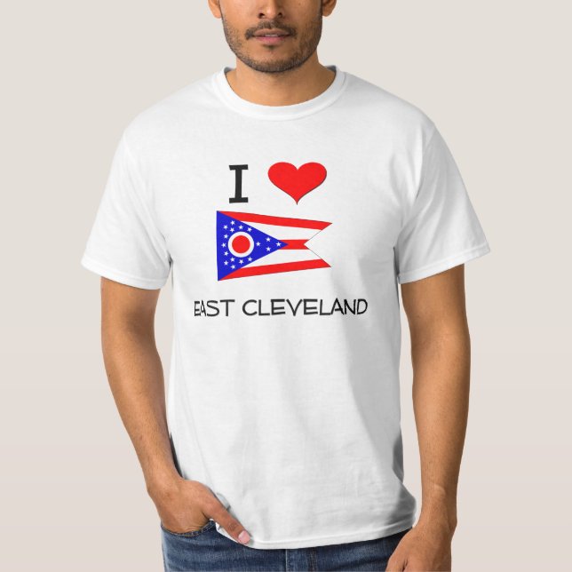 T-shirt J'aime Cleveland est Ohio (Devant)