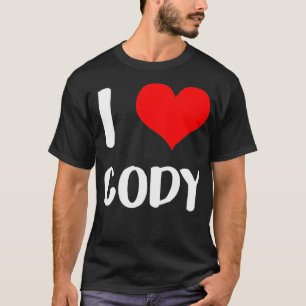T-shirt J'aime CODY valentine désolé dames gars coeur belo