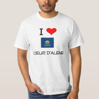 T-shirt J'aime COEUR D'ALENE Idaho