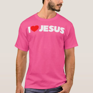 T-shirt J'aime (coeur) Jésus