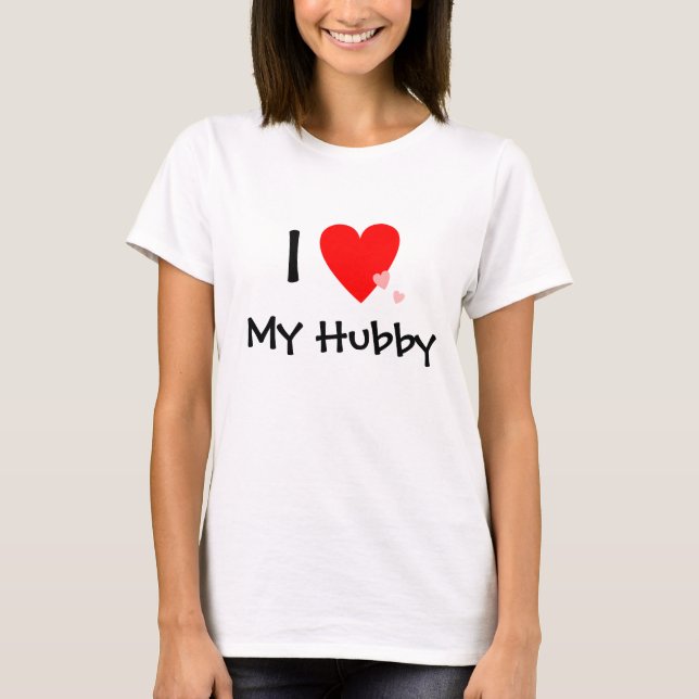 T-shirt J'aime (coeur) mon mari (Devant)