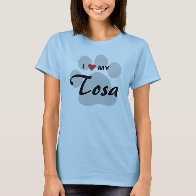 T-shirt J'aime (coeur) mon Tosa (Devant)
