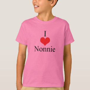 T-shirt J'aime (coeur) Nonnie