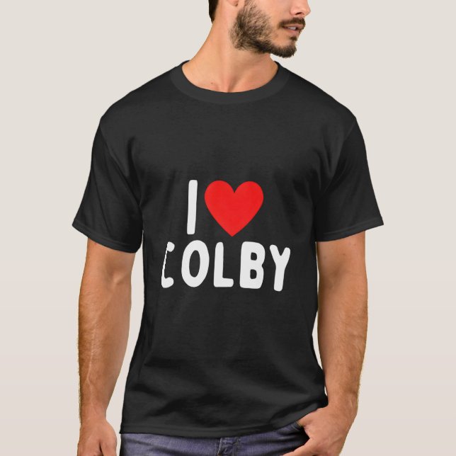 T-shirt J'aime Colby (Devant)