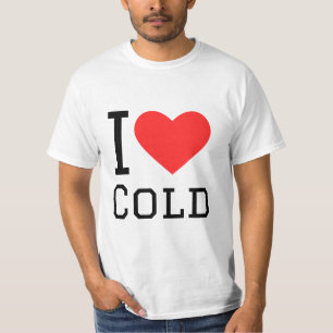 T-shirt J'aime coller froid carré