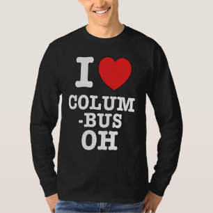 T-shirt J'aime Columbus Ohio, OH Amour